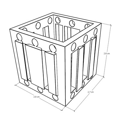 Truss sleeve block (including bottom bracket) (8pcs / group)